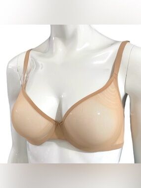 New Victoria's Secret women's demi unlined wired bra tan size 36DD (36E)